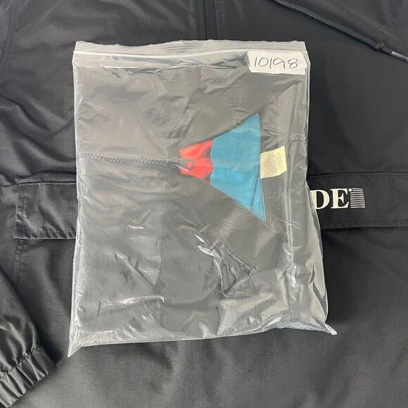 Vintage Jacket Mens Extra Large Black Mountain Dew Promo Bomber 90s Lined - Picture 10 of 10